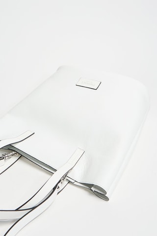 Cabas en cuir - Blanc - Twin Set