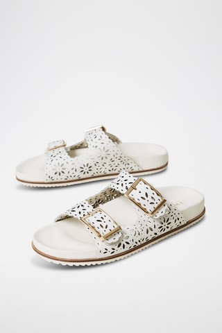 Mules en cuir - Blanc - Twin Set