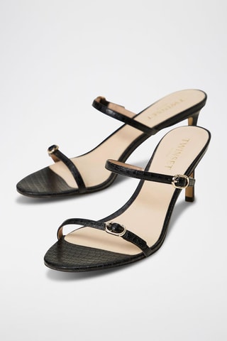 Mules à talons - Noir - Twin Set