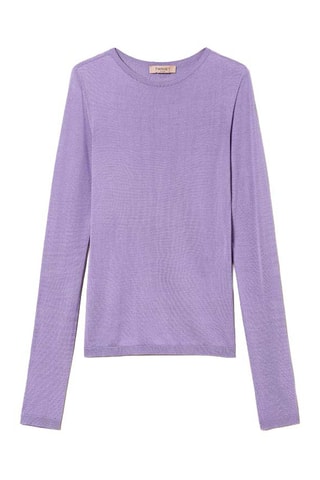 Pull en soie - Violet - Twin Set