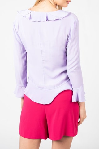 Gilet en soie - Mauve - Pinko