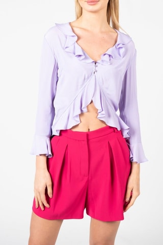 Gilet en soie - Mauve - Pinko