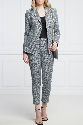 Pantalon taille haute - Bleu marine - Pinko