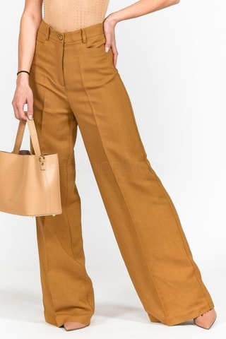 Pantalon taille haute - Beige - Pinko