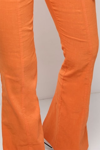 Pantalon en lin - Orange - Pinko