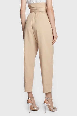 Pantalon taille haute - Kaki - Pinko