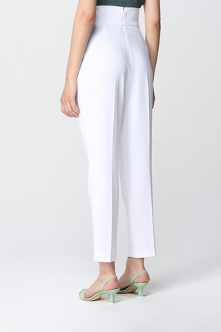 Pantalon taille haute - Blanc - Pinko