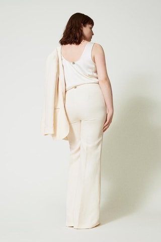 Pantalon taille haute - Beige - Twin Set