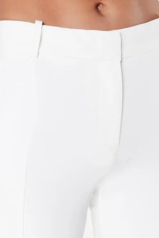 Pantalon taille haute - Blanc - Pinko