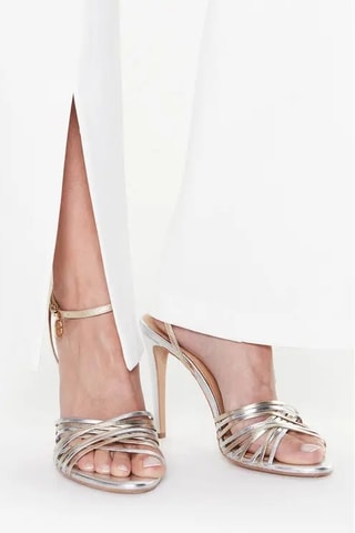 Pantalon taille haute - Blanc - Pinko