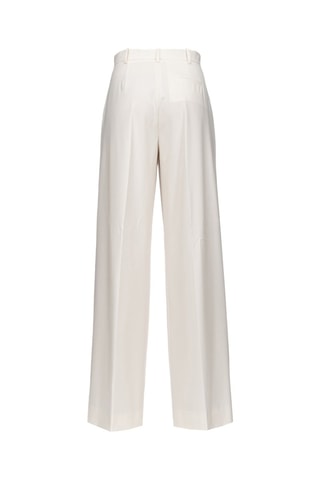Pantalon wide legs - Blanc - Pinko