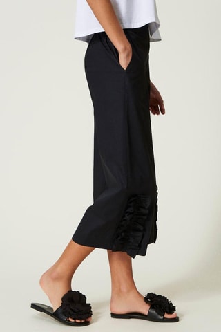Pantalon loose 7/8 - Noir - Twin Set
