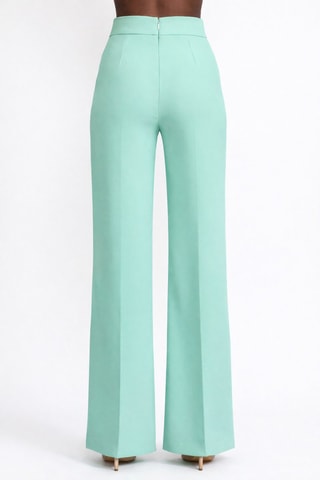 Pantalon taille haute - Vert clair - Pinko