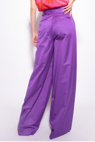 Pantalon talle haute - Violet - Pinko