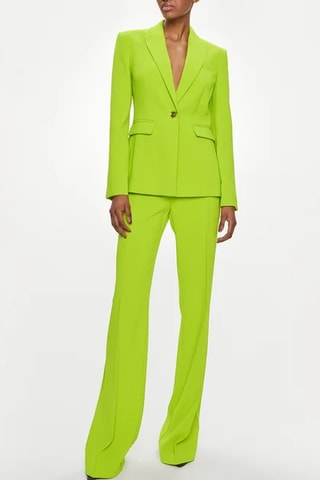 Pantalon taille haute - Vert - Pinko
