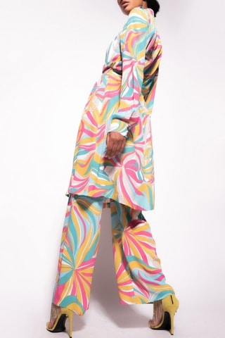 Pantalon taille haute - Multicolore - Pinko