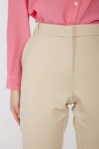 Pantalon taille haute - Beige - Pinko