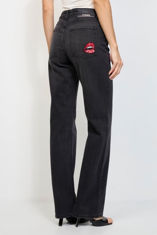 Jean flare taille haute - Gris foncé - Pinko