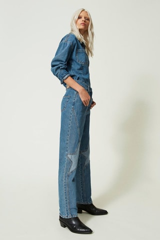Jean droit - Bleu - Twin Set