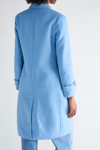 Manteau en alpaga - Ciel - Pinko