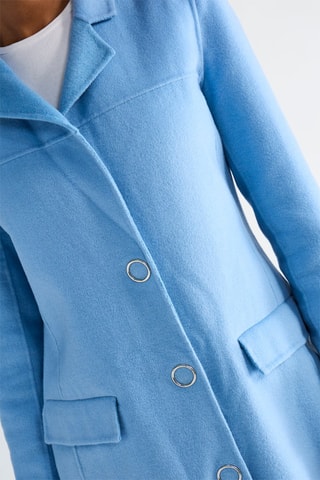 Manteau en alpaga - Ciel - Pinko