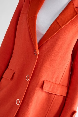 Manteau en alpaga - Rouge - Pinko