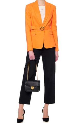 Veste en lin - Orange - Pinko