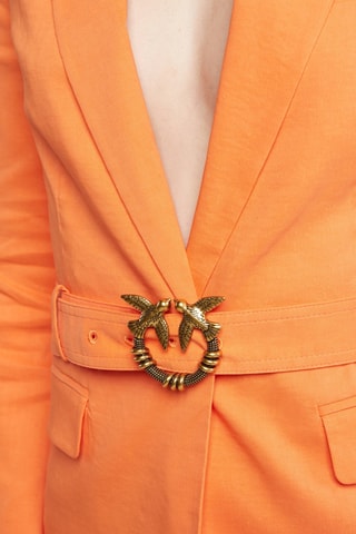 Veste en lin - Orange - Pinko