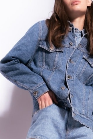 Veste en jean - Bleu - Pinko