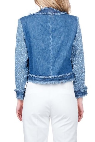 Veste en tweed - Bleu - Pinko