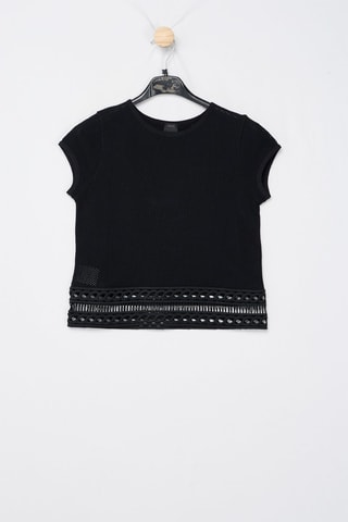 Crop top - Noir - Pinko