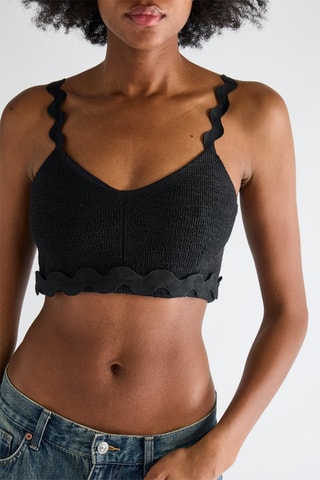 Crop top - Noir - Pinko