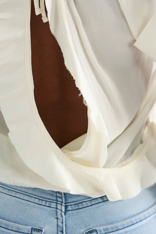 Top en soie - Blanc - Pinko