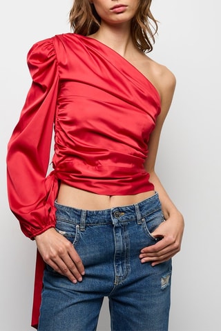 Top asymétrique - Rouge - Pinko