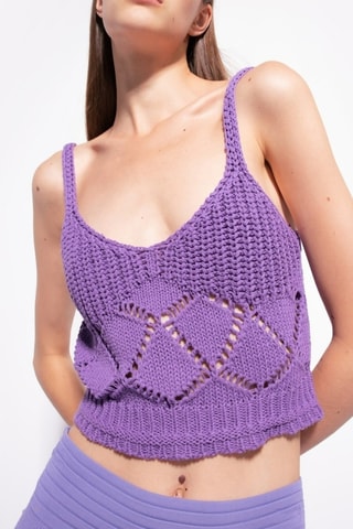 Crop top - Violet - Pinko