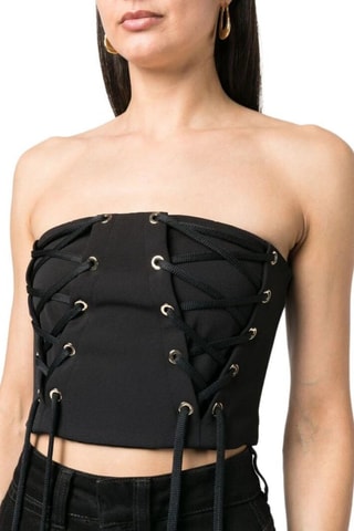 Crop top - Noir - Pinko