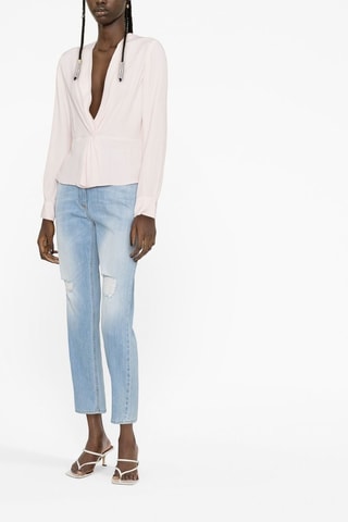 Top en soie - Rose poudré - Pinko