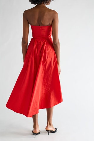 Robe bustier - Rouge - Pinko