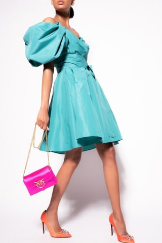 Robe patineuse - Turquoise - Pinko