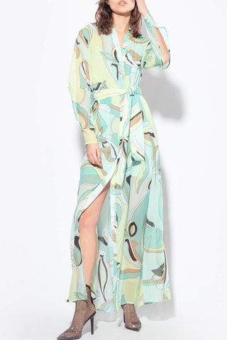 Robe chemise - Vert clair - Pinko