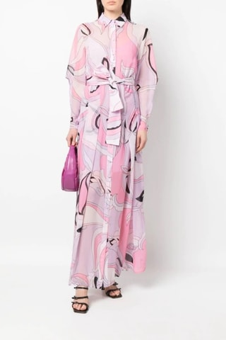 Robe chemise - Rose - Pinko