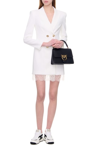 Robe portefeuille - Blanc - Pinko