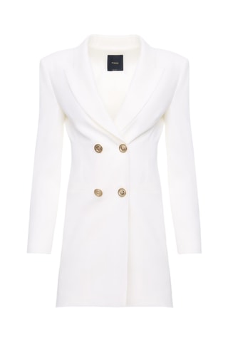 Robe portefeuille - Blanc - Pinko