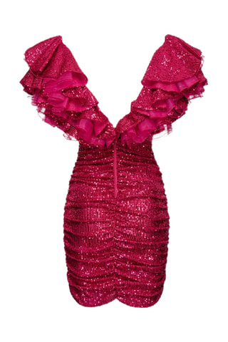Robe drapée - Grenat - Pinko