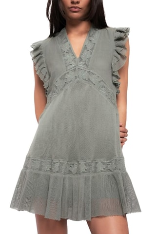Robe patineuse en tulle - Gris foncé - Pinko