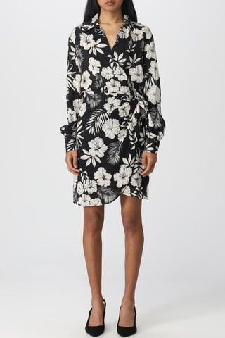 Robe portefeuille - Noir - Pinko