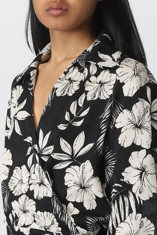 Robe portefeuille - Noir - Pinko