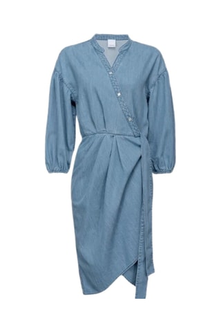 Robe droite en lin - Ciel - Pinko