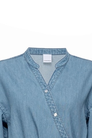Robe droite en lin - Ciel - Pinko