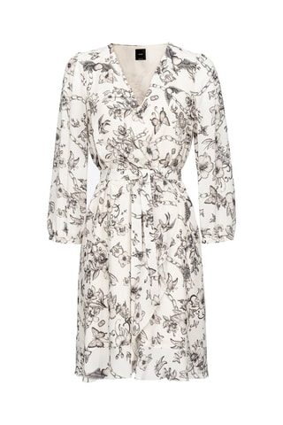Robe portefeuille - Blanc - Pinko